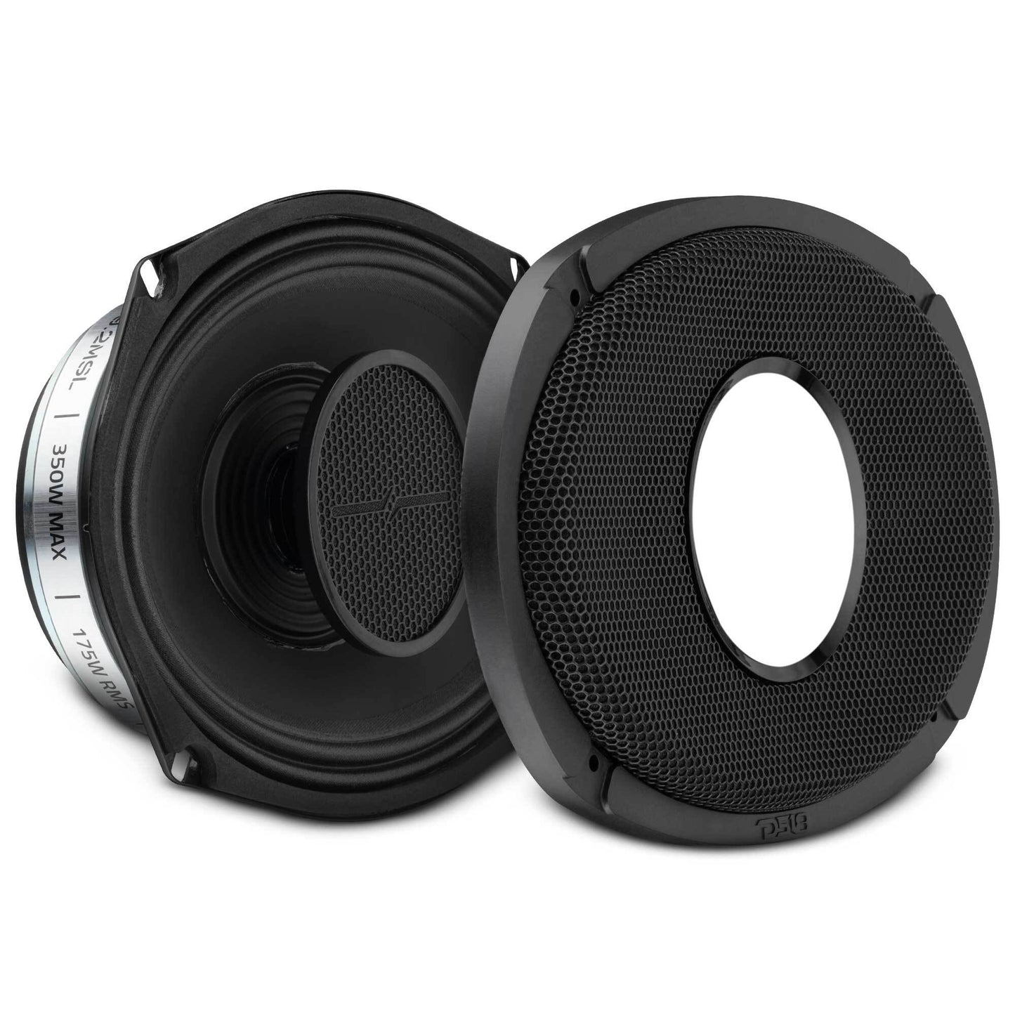 PRO 6x9” Hybrid Slim Loudspeaker with Water-Resistant Cone and Compression Driver Horn | 175W RMS 2-Ohm.