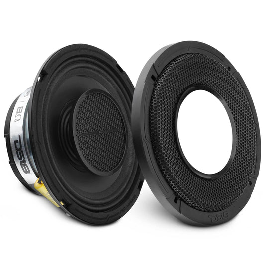 PRO 6.5" Shallow Coaxial Hybrid Mid-Range Loudspeaker with Built-in Driver | 150W RMS 8-Ohm.