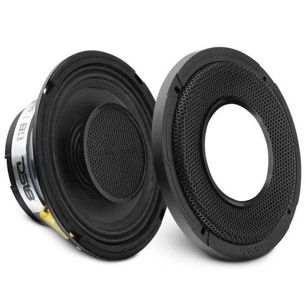 PRO 6.5" Shallow Coaxial Hybrid Mid-Range Loudspeaker with Built-in Driver | 150W RMS 8-Ohm.
