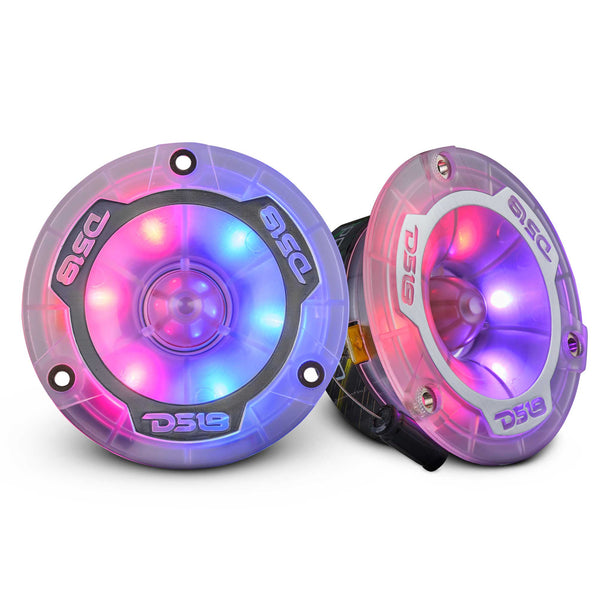 3.8” Super Bullet Tweeter with 1” Aluminum Voice Coil & Digital LED Lights.