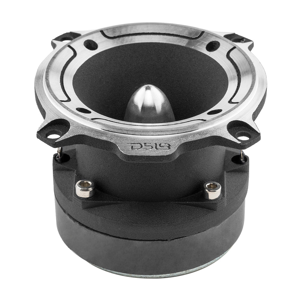 3” PRO Aluminum Super Bullet Tweeter – 240 Watts with Built in Crossover - Silver.