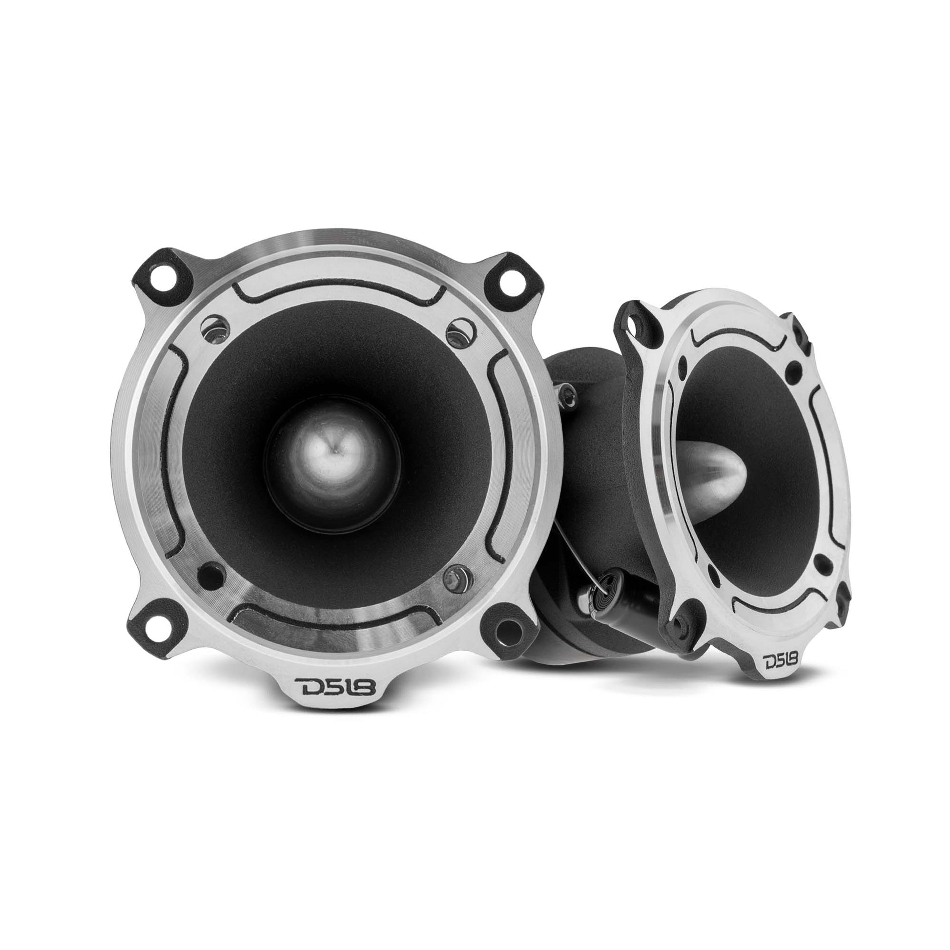 3” PRO Aluminum Super Bullet Tweeter – 240 Watts with Built in Crossover - Silver.