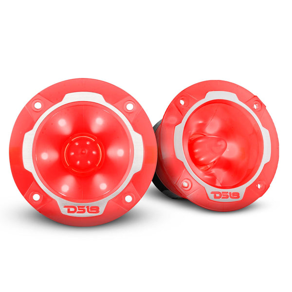 3.8" Super Bullet Tweeter 120 Watts 1" Aluminum 4-Ohm Vc with RGB LED Lights.