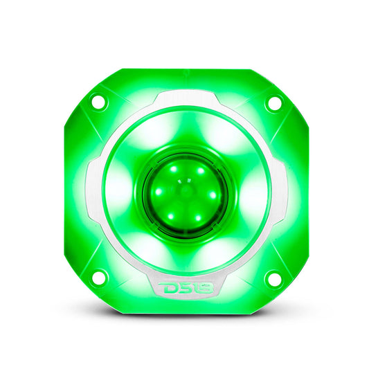 4" Super Bullet Tweeter 250 Watts 1.5" Titanium 4-Ohm Vc with RGB LED Lights.