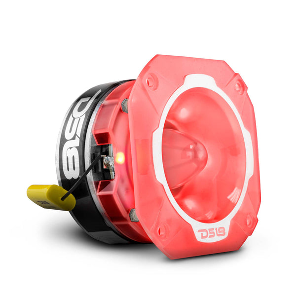4" Super Bullet Tweeter 250 Watts 1.5" Titanium 4-Ohm Vc with RGB LED Lights.