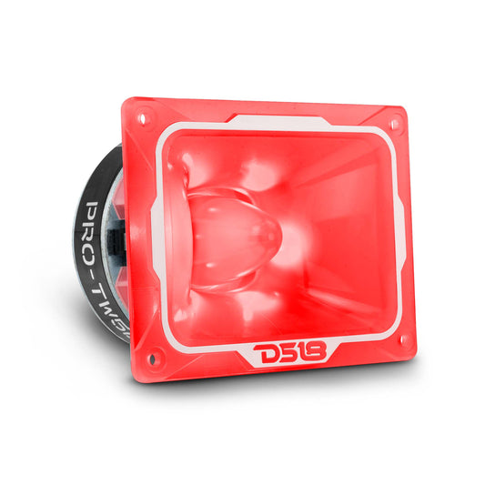 4" x 5.35" Super Bullet Tweeter 250 Watts 1.5" Aluminum 4-Ohm Vc with RGB LED Lights.