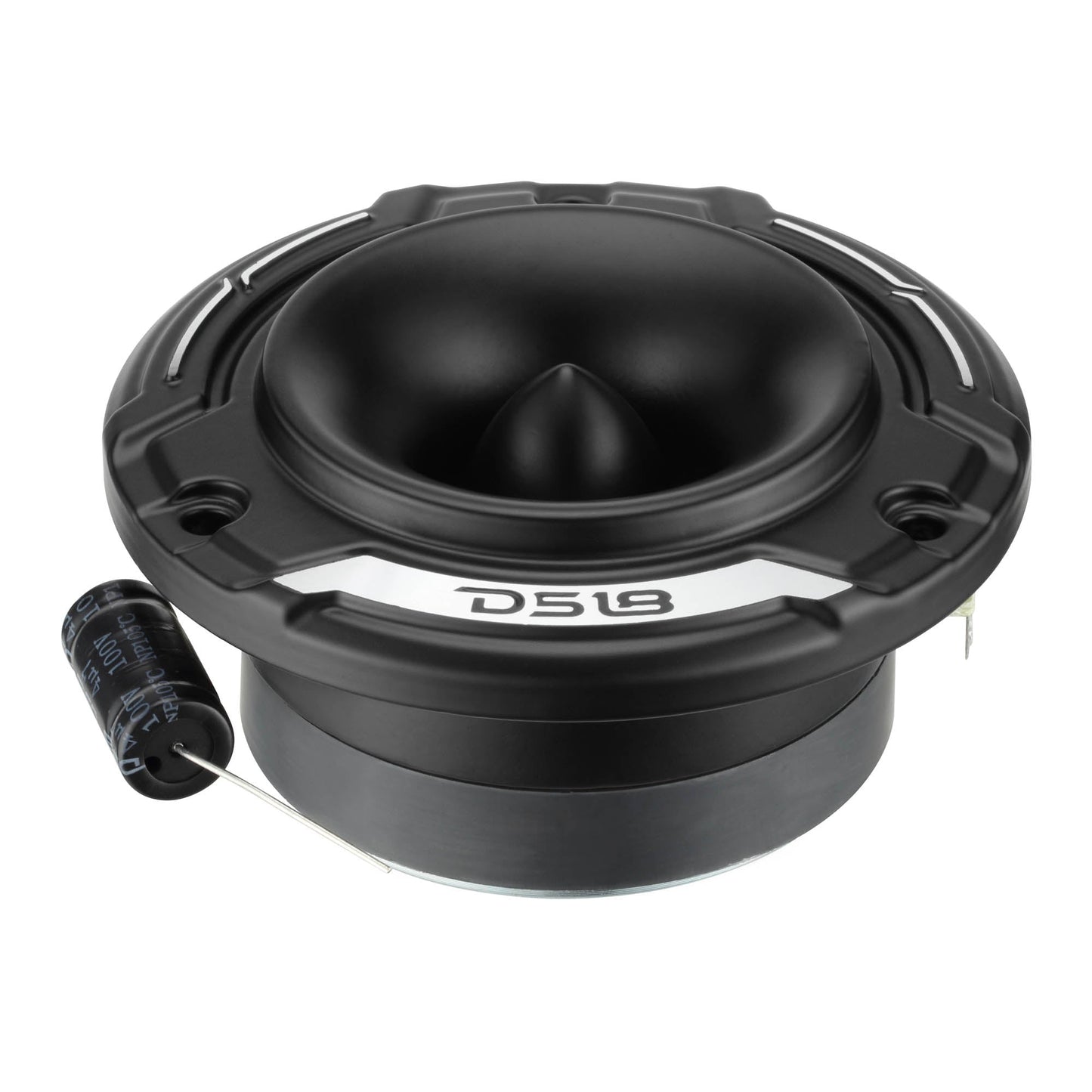 3.8" Shallow-Mount Super Bullet Compression Tweeter with 1" Aluminum Voice Coil | 100 Watts RMS 4-Ohm.