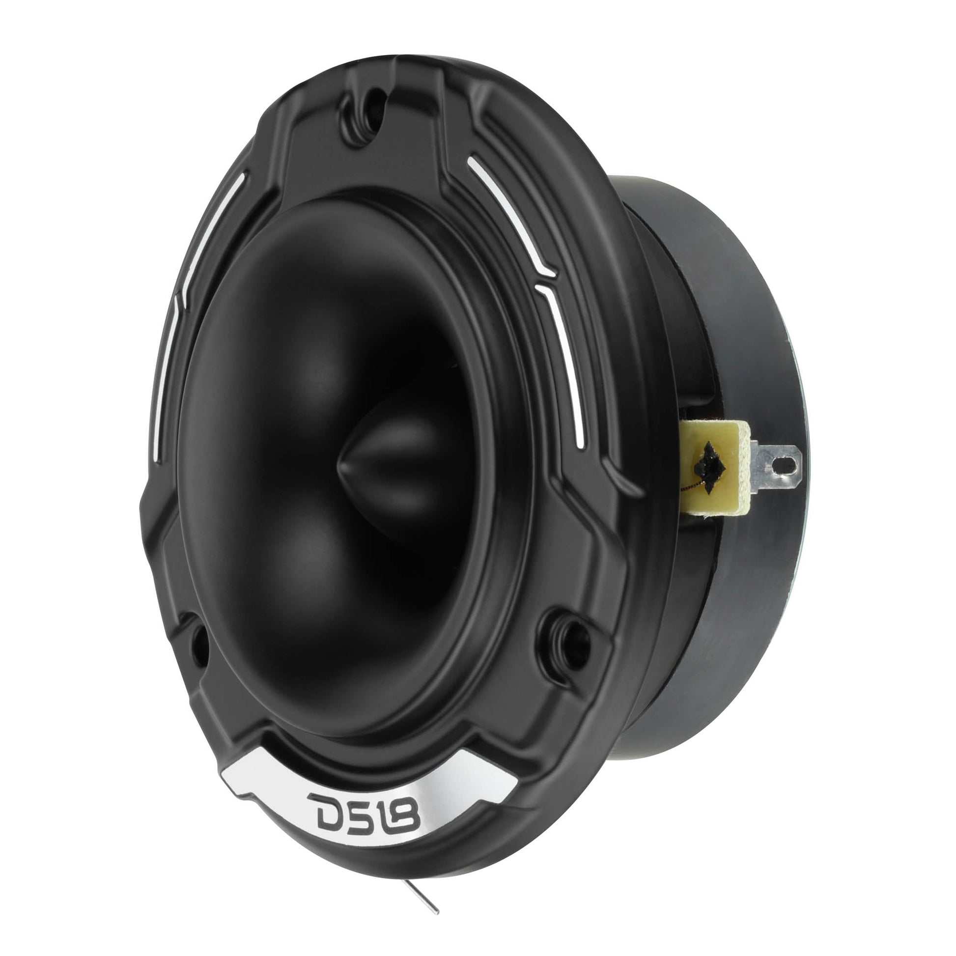 3.8" Shallow-Mount Super Bullet Compression Tweeter with 1" Aluminum Voice Coil | 100 Watts RMS 4-Ohm.