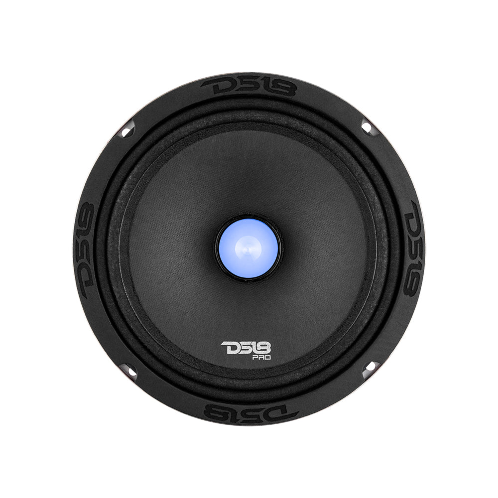 PRO-X 8" Mid-Range Loudspeaker with RGB Light Bullet 275 Watts Rms 4-Ohm.