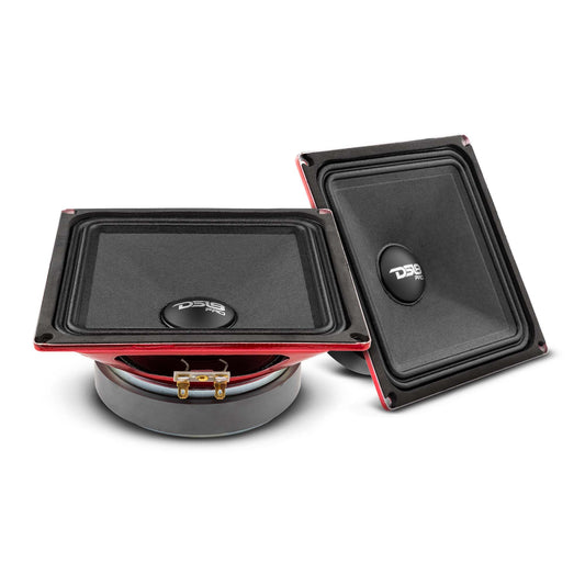 PRO 6.5" Square Midrange Loudspeaker 450 Watts 4-ohm.
