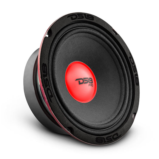 PRO-X 6.5" Mid-Range Loudspeaker with RGB Light Dust Cap 250 Watts Rms 4-Ohm.