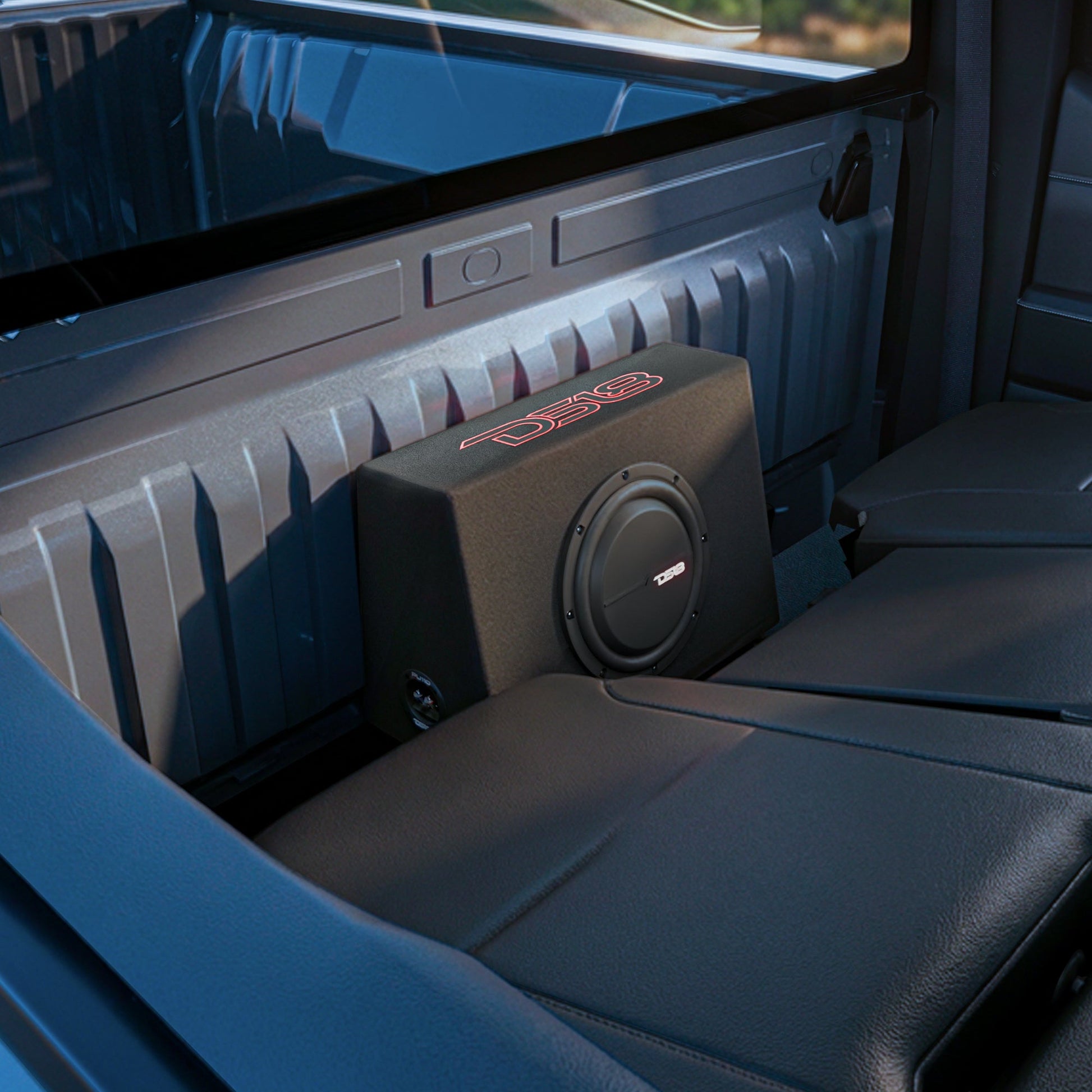 10” Shallow Subwoofer Enclosure for Pickup Trucks.