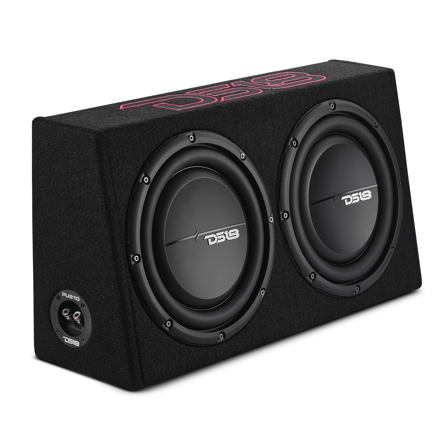 Loaded 10” Subwoofer + Passive Radiator Enclosure for Pickup Trucks.