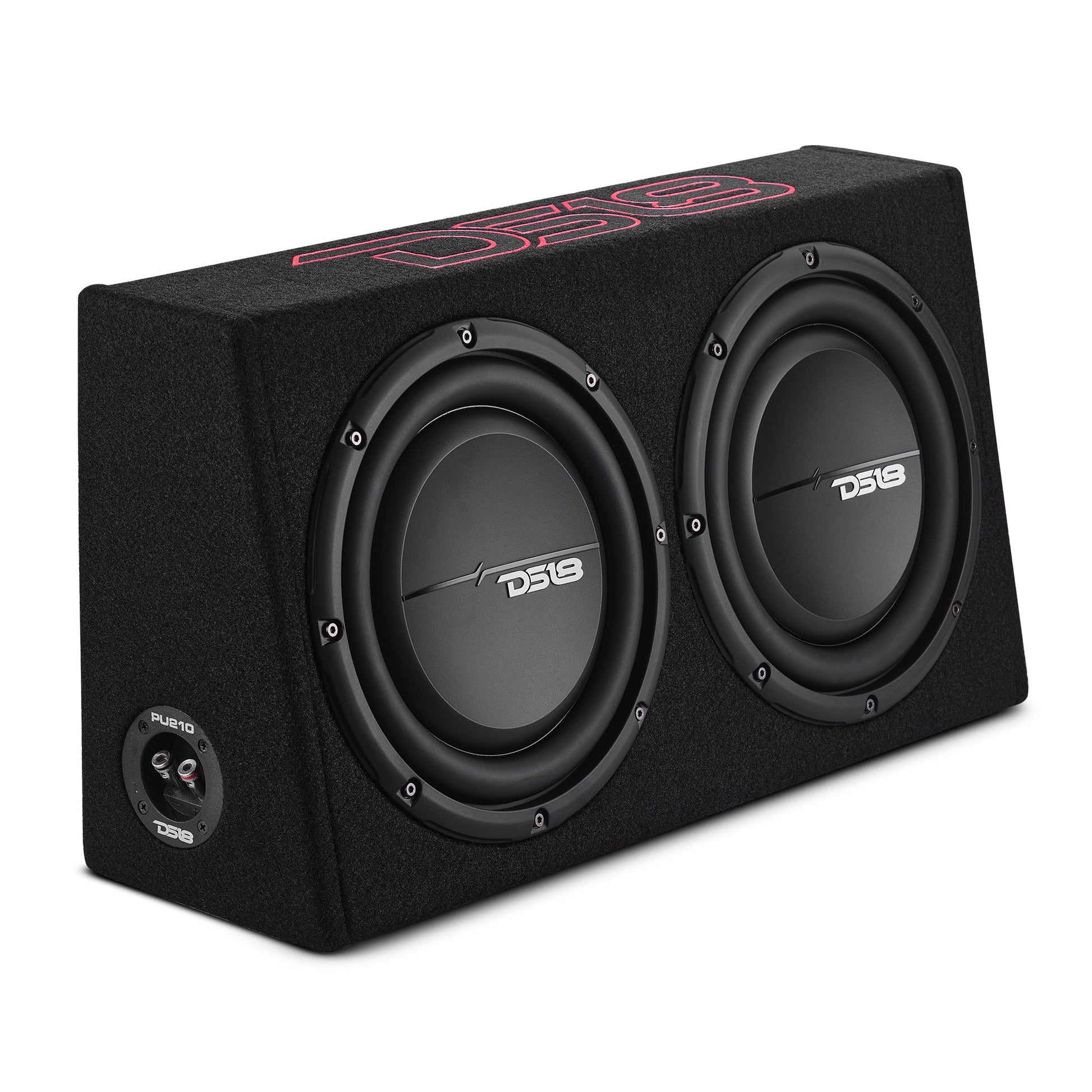 Loaded 10” Subwoofer + Passive Radiator Enclosure for Pickup Trucks.