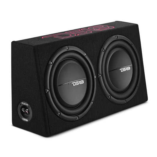 Loaded 10” Subwoofer + Passive Radiator Enclosure for Pickup Trucks.