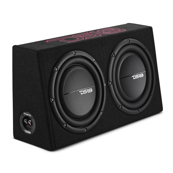 Loaded 10” Subwoofer + Passive Radiator Enclosure for Pickup Trucks.