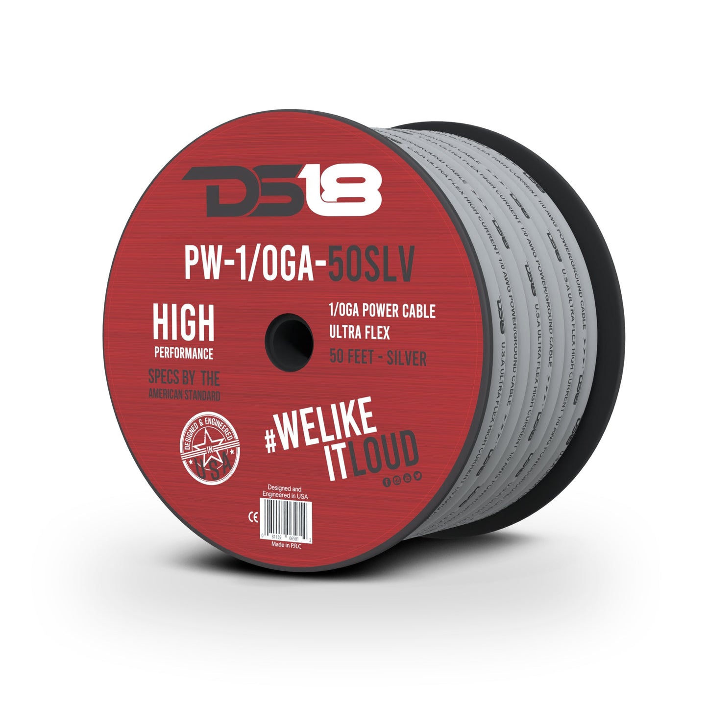 1/0-GA CCA Ground, Power Cable, 50 Feet