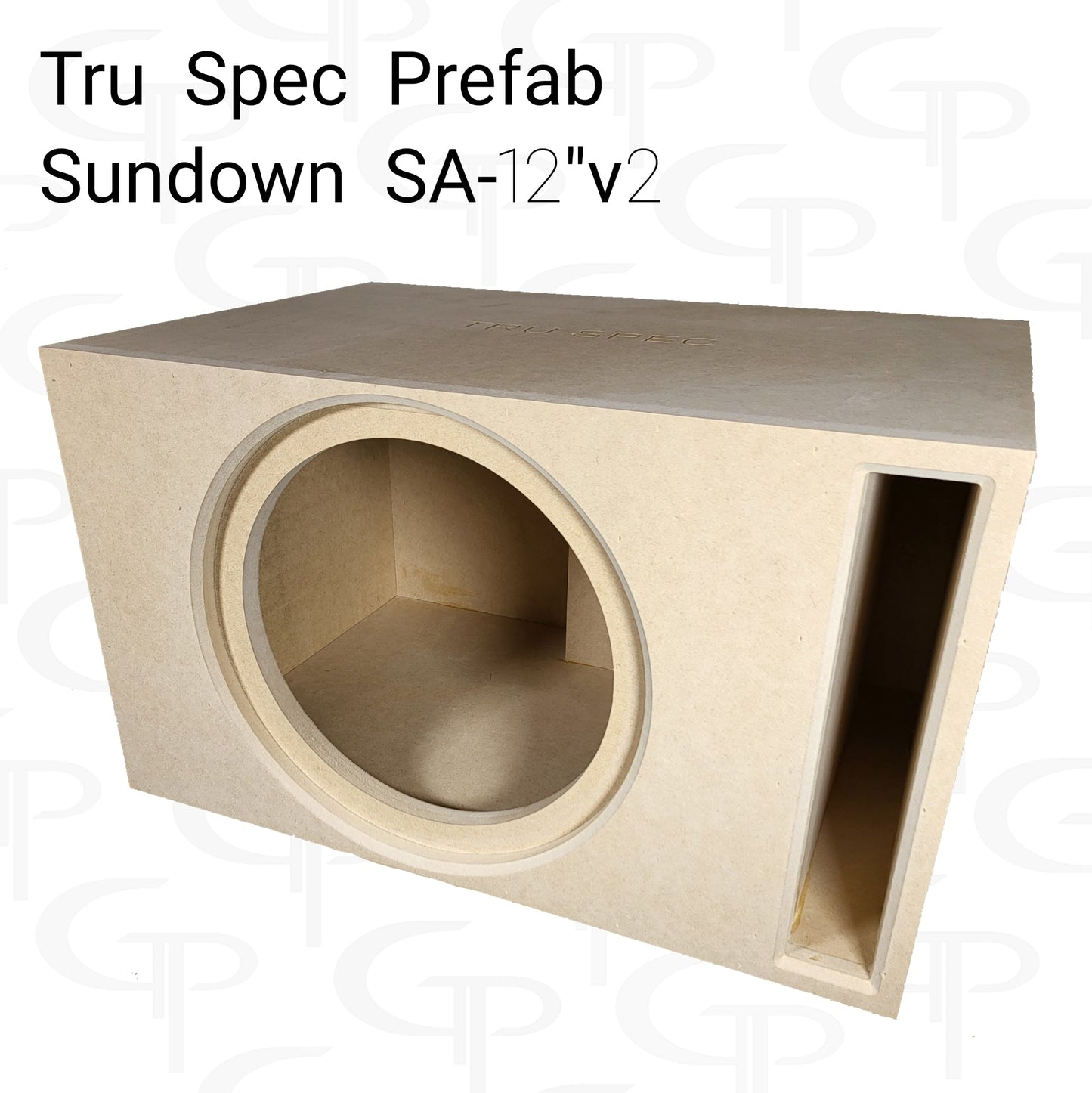 TRU SPEC Prefab Single 12" Subwoofer Enclosure Sundown SA 12v2.