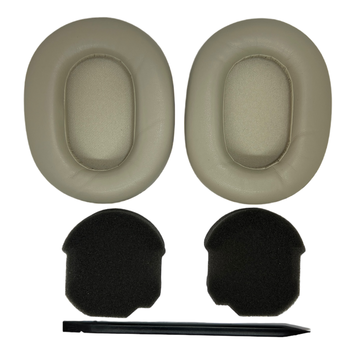 CS Replacement Ear Pad Cushions for Sony WH-1000XM5 WH1000XM5 XM5 Headphones - Silver - product image 2 - Audio Sellerz