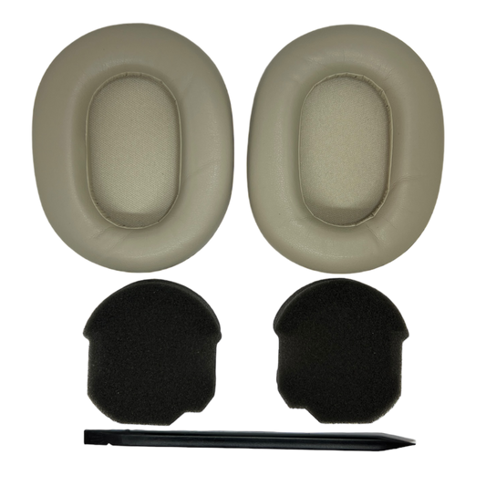 CS Replacement Ear Pad Cushions for Sony WH-1000XM5 WH1000XM5 XM5 Headphones - Silver - product image 2 - Audio Sellerz