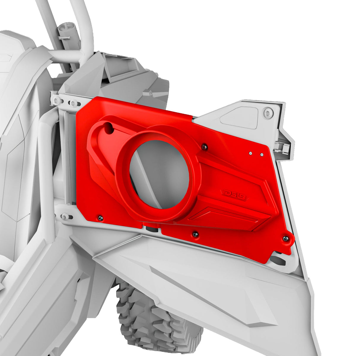 Polaris RZR-XP 2014-2023 Rear Door Panels for 6.5" Speakers with Digital LED Lighting - Sold by Audio Sellerz