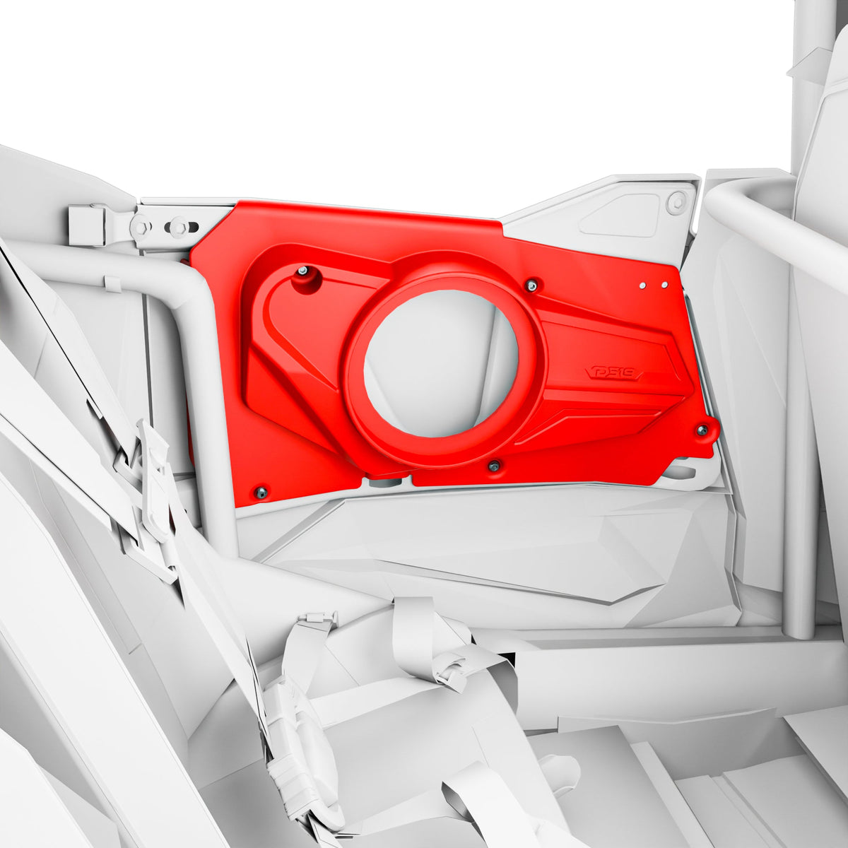 Polaris RZR-XP 2014-2023 Rear Door Panels for 6.5" Speakers with Digital LED Lighting - Sold by Audio Sellerz