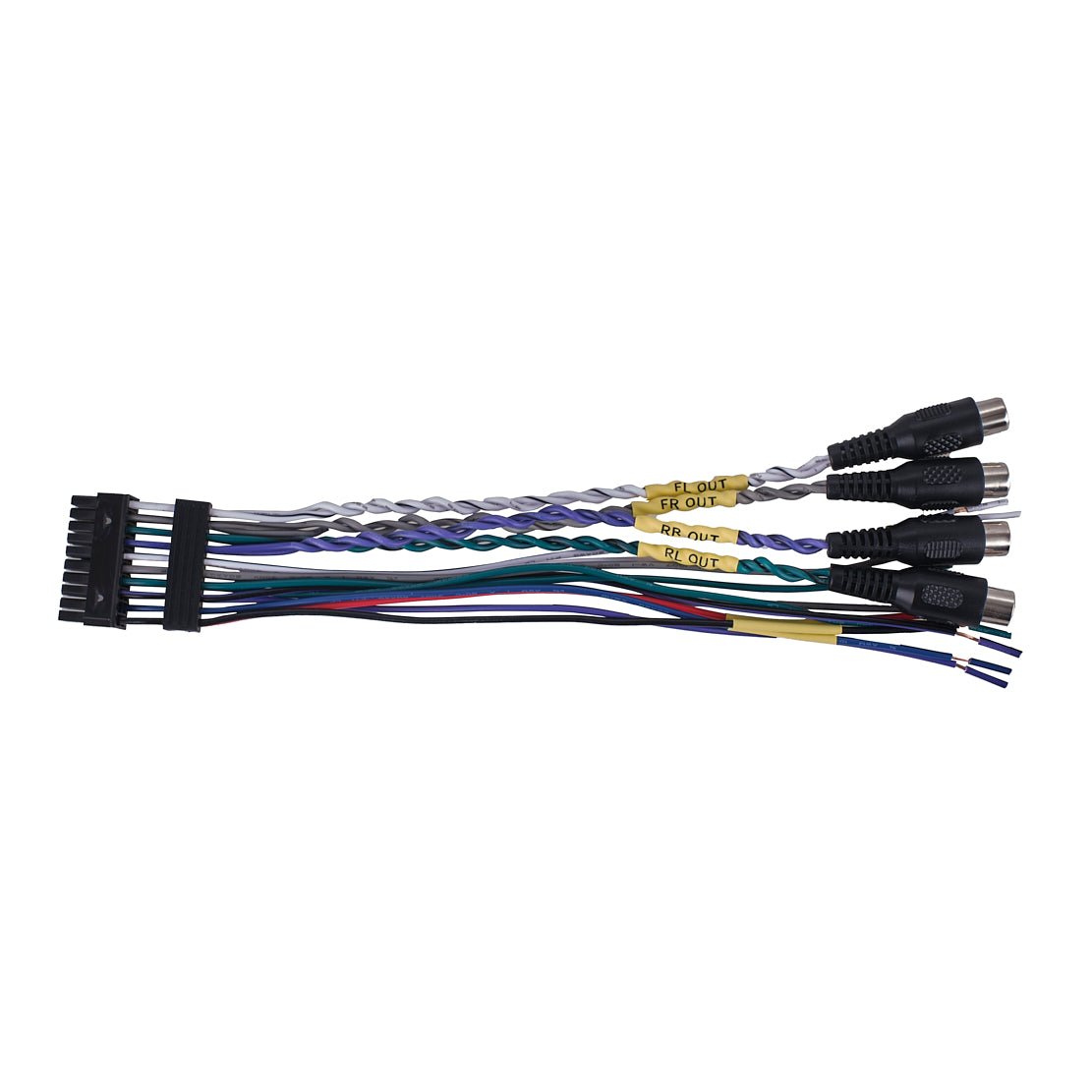 4-Channel Lossless Audio Line Output Converter with Auto Turn-On And Speaker Emulator