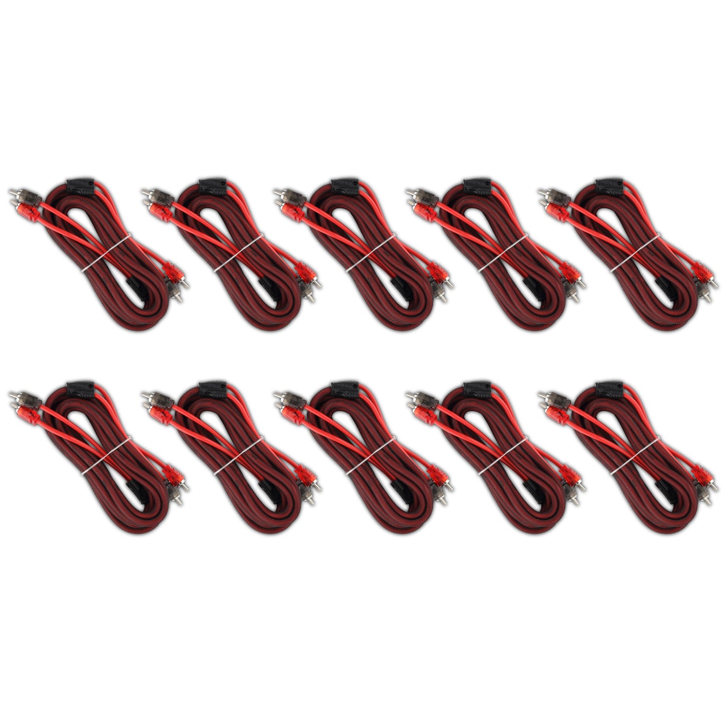 Level 2 RCA 100% Copper OFC 12 Feet - Pack 10 pieces.