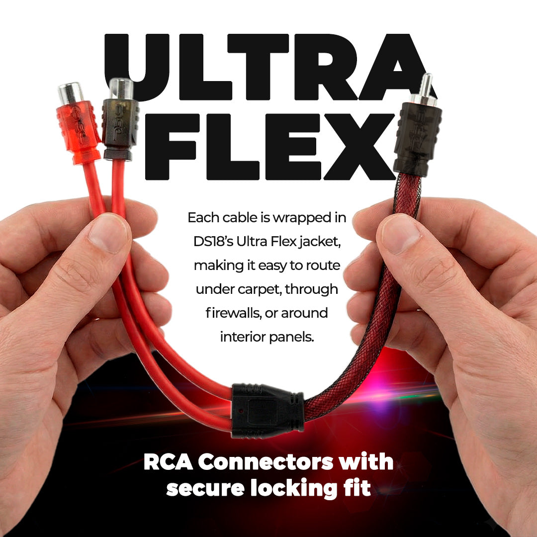 Level 2 RCA 100% OFC Y Connector – 1 Male / 2 Female (10-Pack).