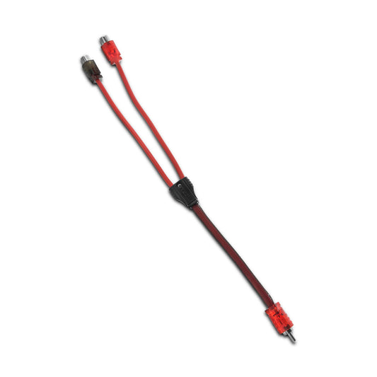 Level 2 RCA 100% OFC Y Connector - 1 Male / 2 Female.