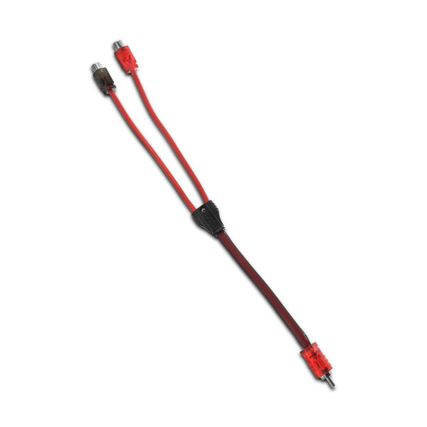 Level 2 RCA 100% OFC Y Connector - 1 Male / 2 Female.