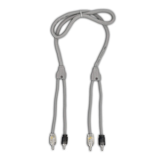 Level 2 RCA 100% Copper OFC 3 Feet - 3 Feet Silver - Ref 3B1AE2 - image 1 - AudioSellerz