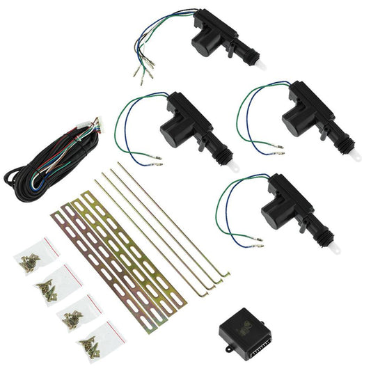 Central Lock 4 Door System, One Master and Slave Control Module.