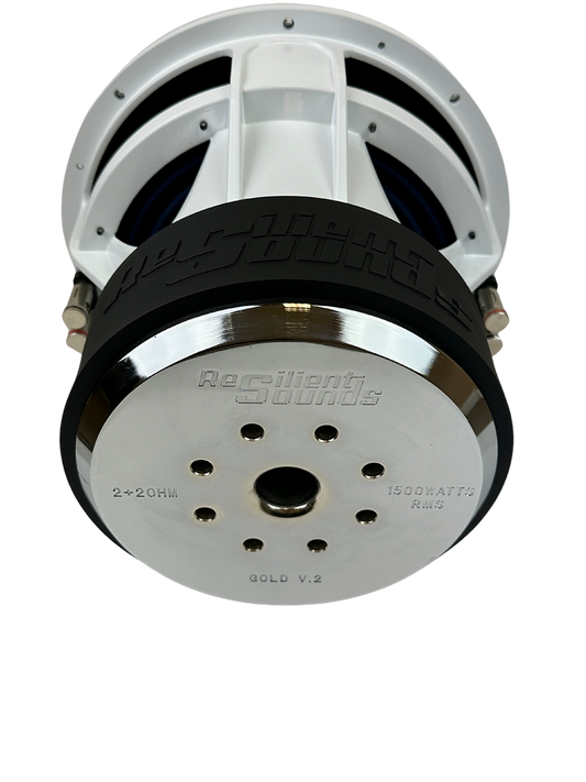 Resilient Sounds Gold 12 V2 12" Subwoofer – 1500W RMS Dual 2 or Dual 4 Ohm (Single) - Audio Sellerz