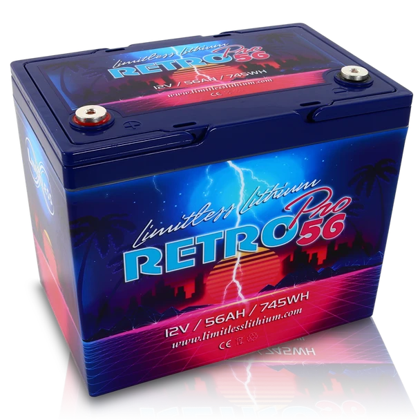 Limitless Lithium Retro Pro 56 56Ah LiFePO4 Battery