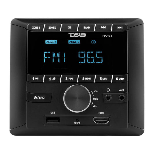 RV and Trailers Headunit 2.75" LCD screen , 2 Zones, 4 volts Output,HDMI, BT, RDS 4 X 50 Watts.
