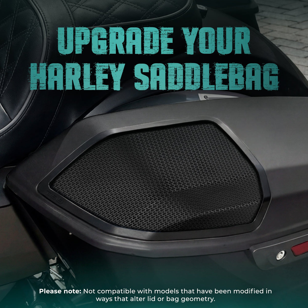 Harley-Davidson Saddlebag Speaker Lid Conversion Kit for models 2024+