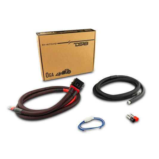 0-GA Ryder OFC Amplifier Installation Kit for Harley-Davidson.