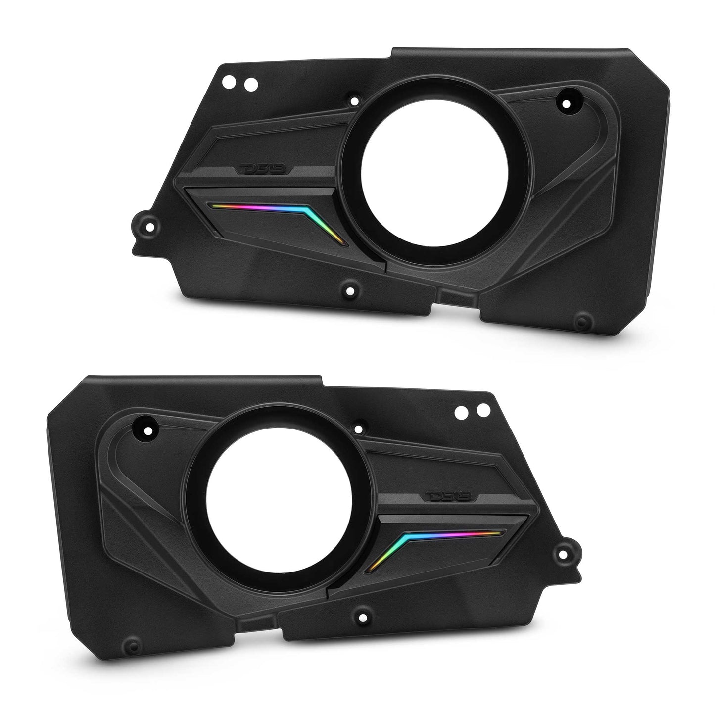 Polaris RZR-XP 2014-2023 Rear Door Panels for 6.5" Speakers with Digital LED Lighting.