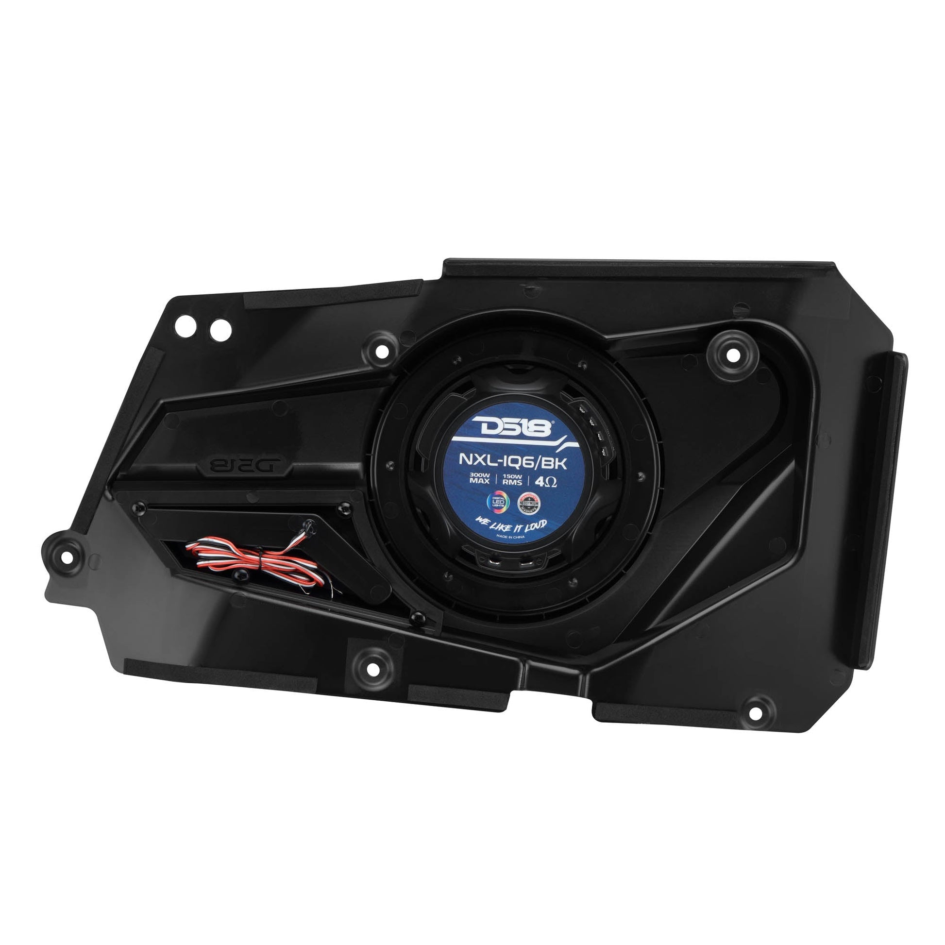 Polaris RZR-XP 2014-2023 Rear Door Panels Loaded with NXL-iQ 6.5" Coaxial Speakers with Digital LED Lighting.
