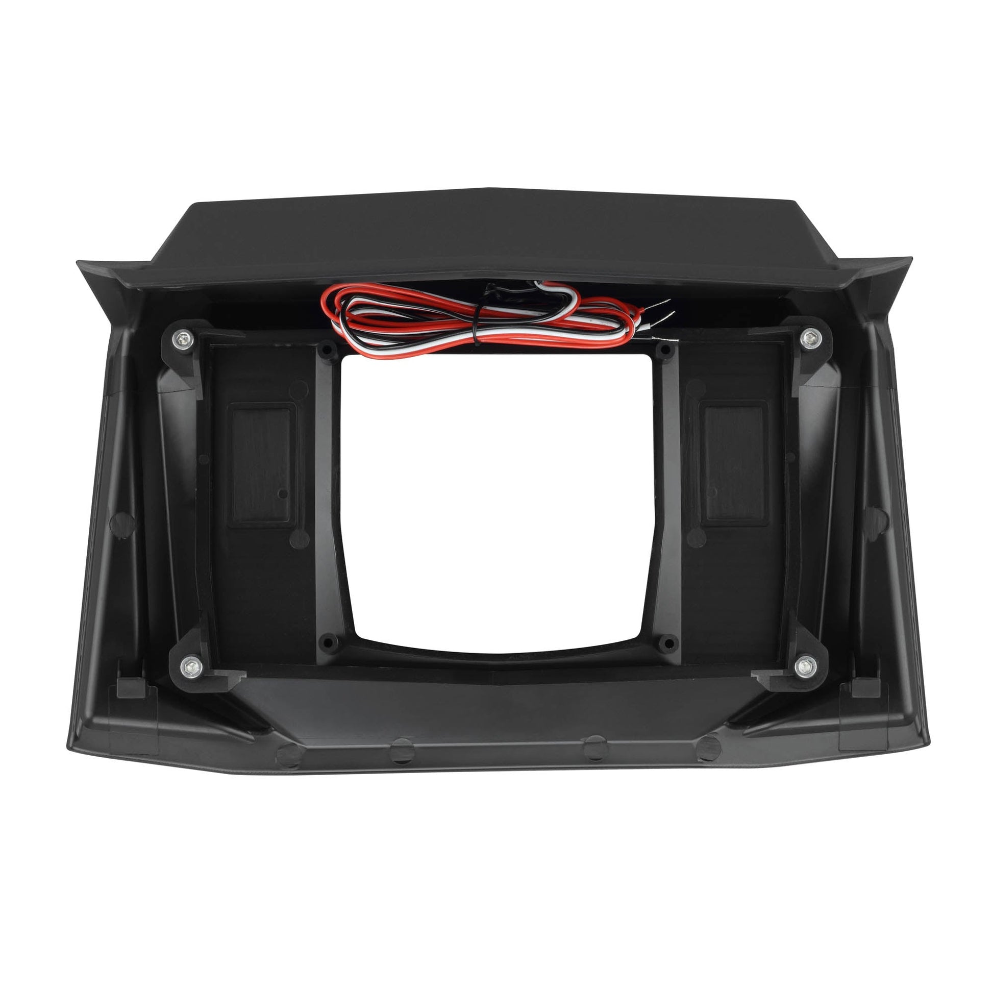 Polaris RZR-XP 2019-Up Upper Dash Kit for MRX150 Head-Unit with Digital LED Badge.