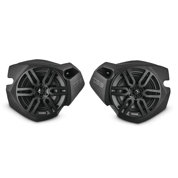 Polaris RZR Front Kick Panel Pods with 6.5” Active Speakers and Bluetooth.