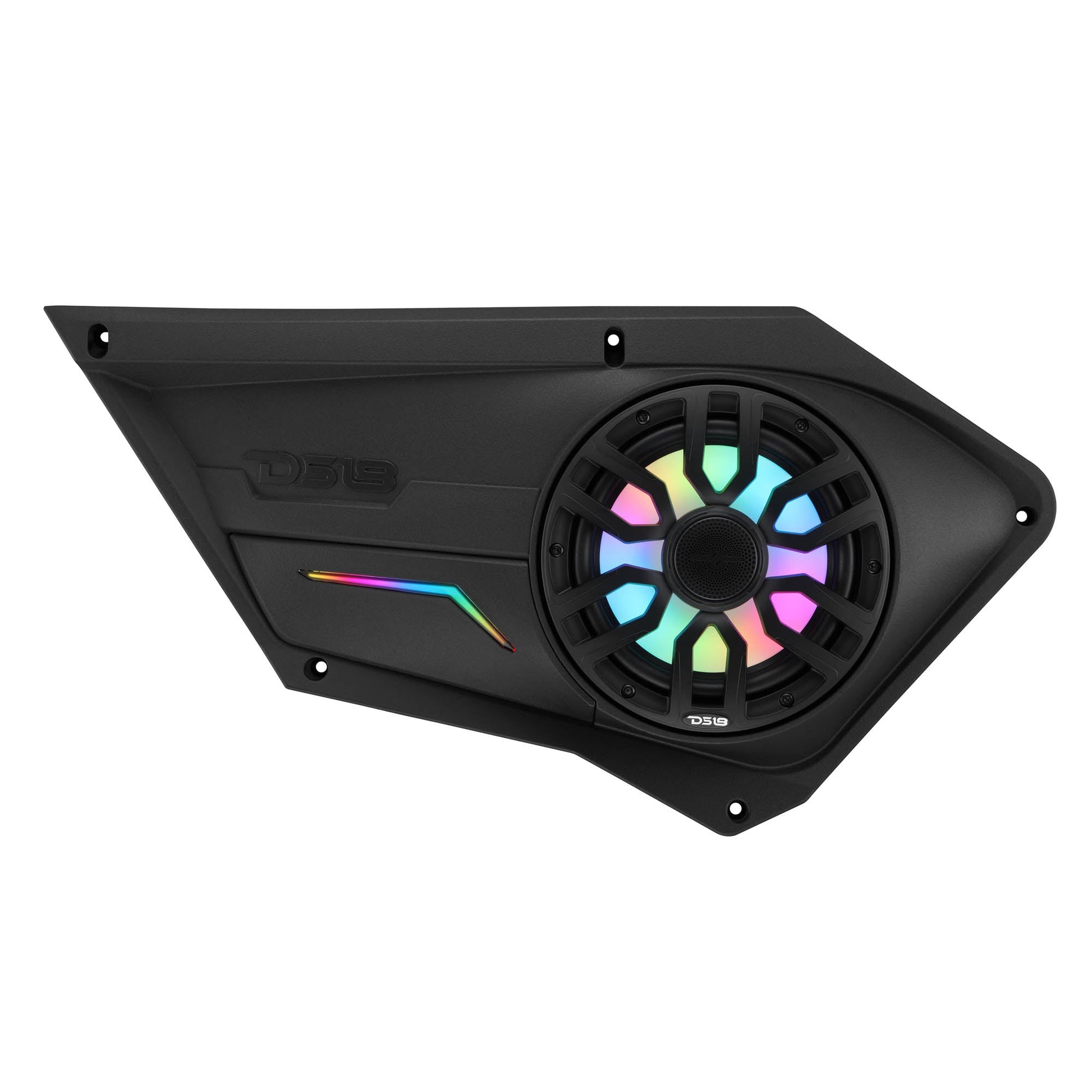 Polaris RZR Front Door Panels Loaded with NXL-IQ/BK 8" Coaxial Speakers.