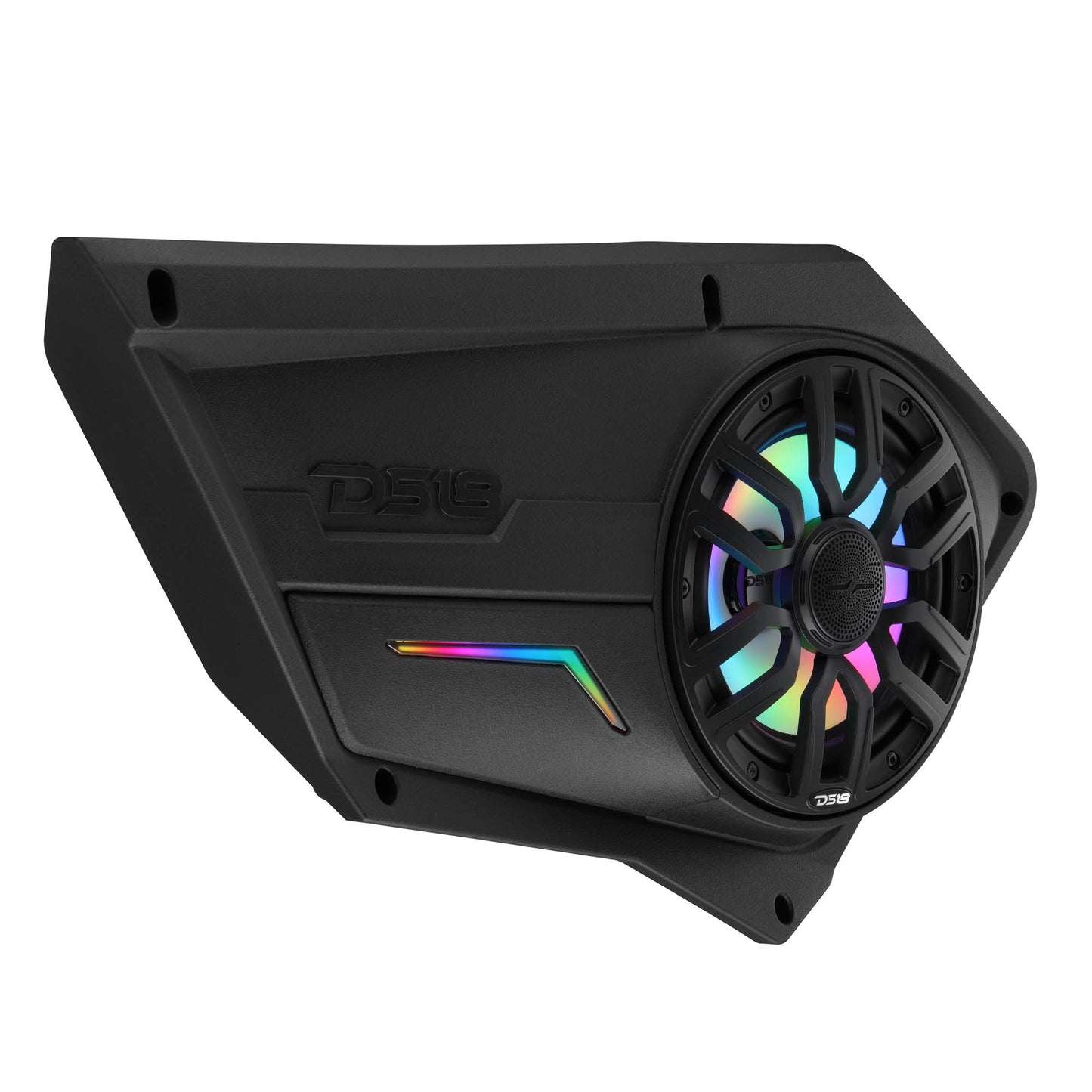 Polaris RZR Front Door Panels Loaded with NXL-IQ/BK 8" Coaxial Speakers.