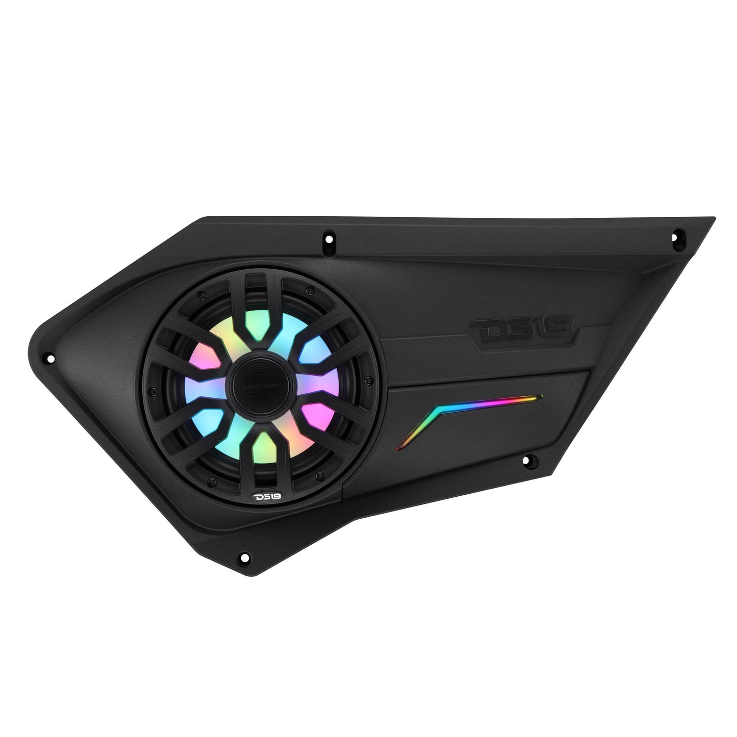 Polaris RZR Front Door Panels Loaded with NXL-IQ/BK 8" Coaxial Speakers.