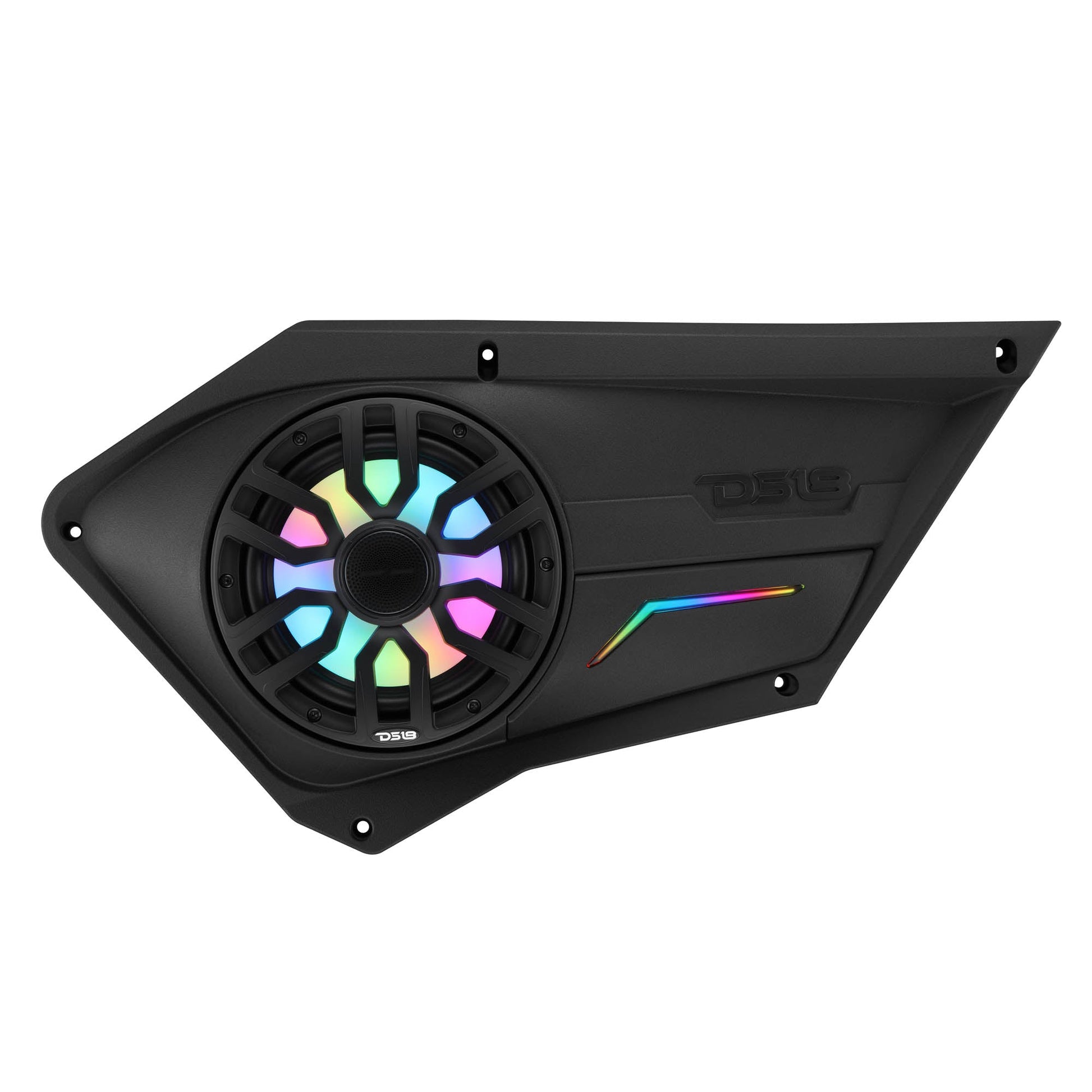 Polaris RZR Front Door Panels Loaded with NXL-IQ/BK 8" Coaxial Speakers.