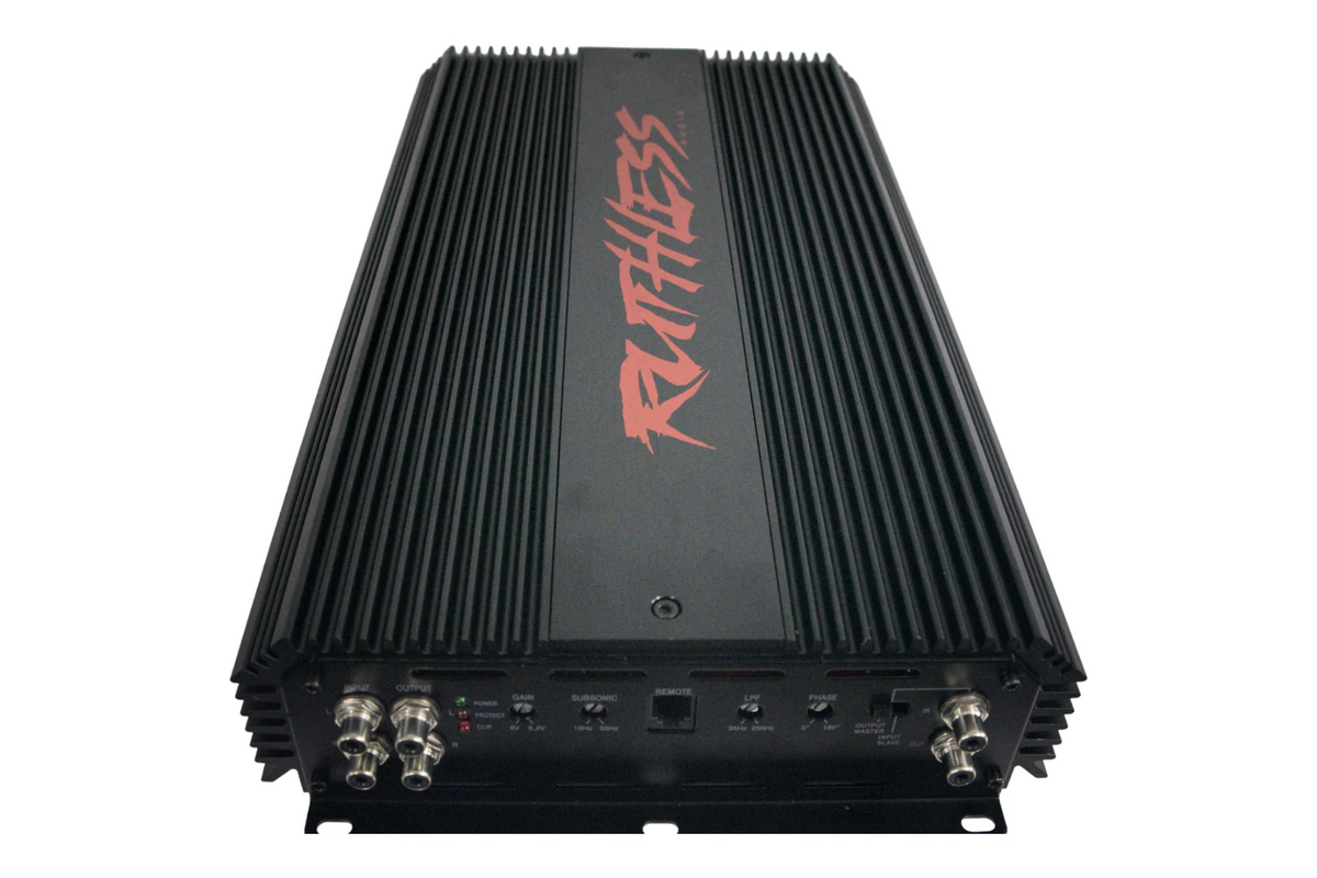 Ruthless Audio 2300.1 – 2300W Monoblock Competition Car Audio Amplifier - Sold by Audio Sellerz