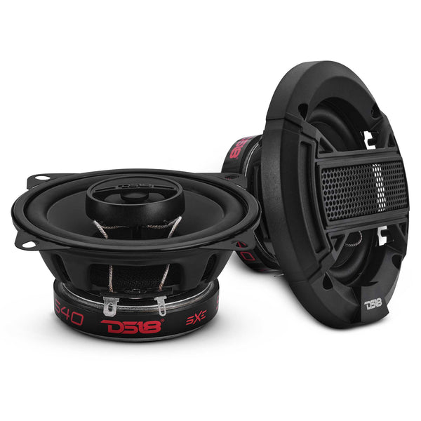 SELECT 4” 2-Way Coaxial Speaker with Grille | 40W RMS 4-Ohm.