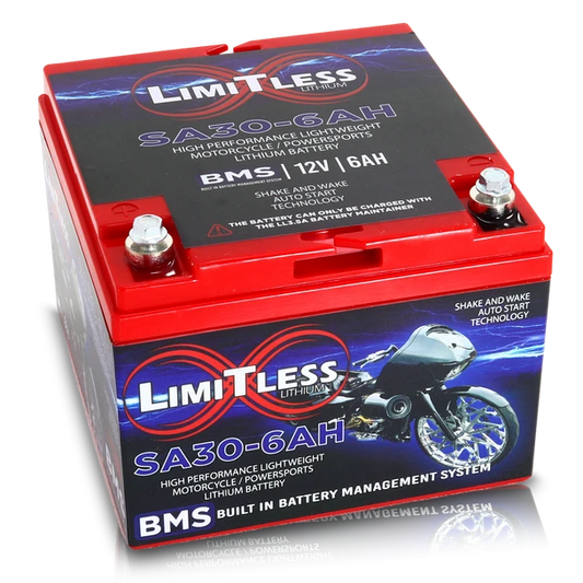 Limitless Lithium Shake Awake 30 Case 6Ah Smart Powersports Battery