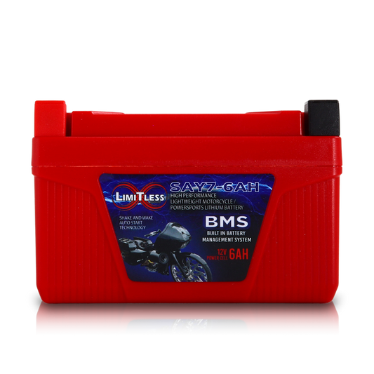 Limitless Lithium Shake Awake Y7 Case 6Ah Smart Powersports Battery
